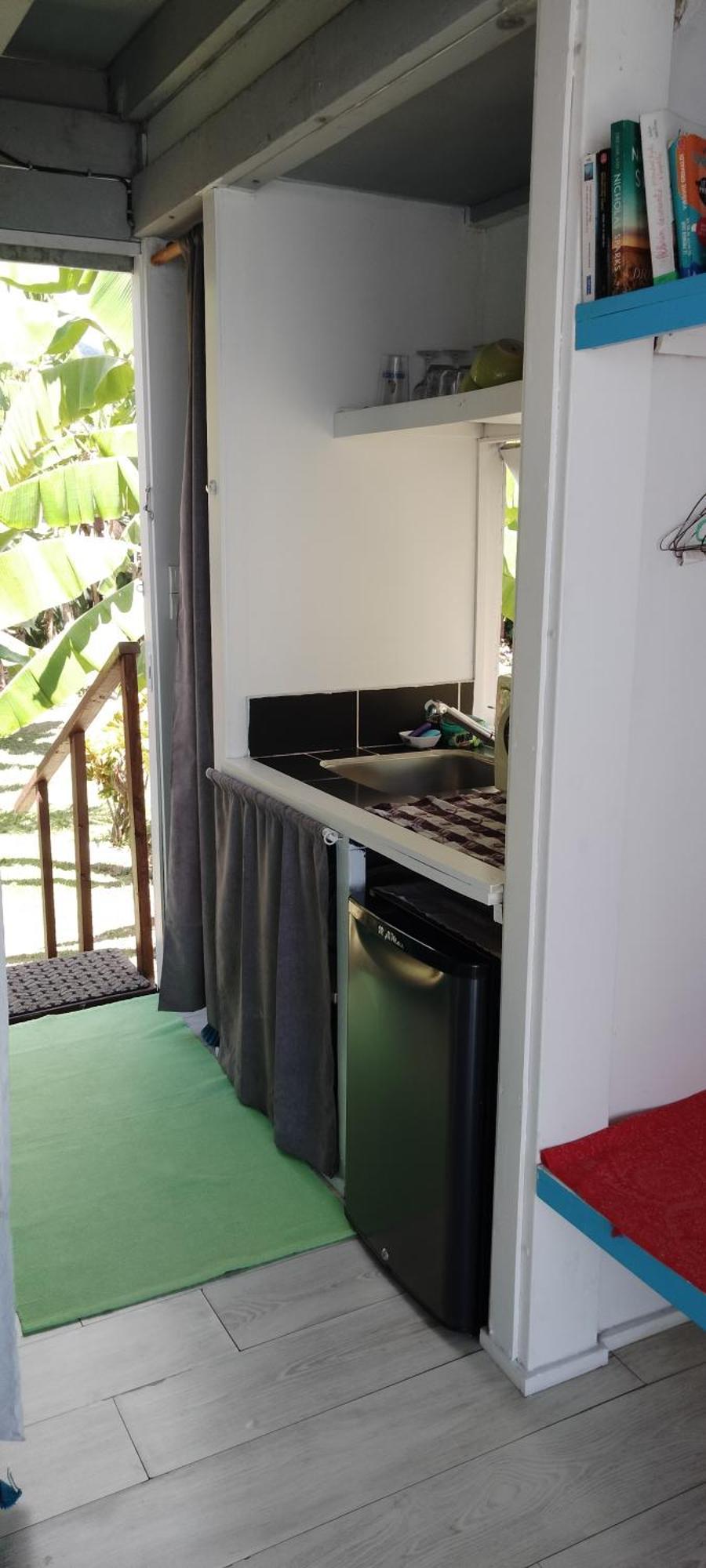 Bungalow Vue Lagon 180 Degre, La Maison Bleue 莫雷阿 外观 照片