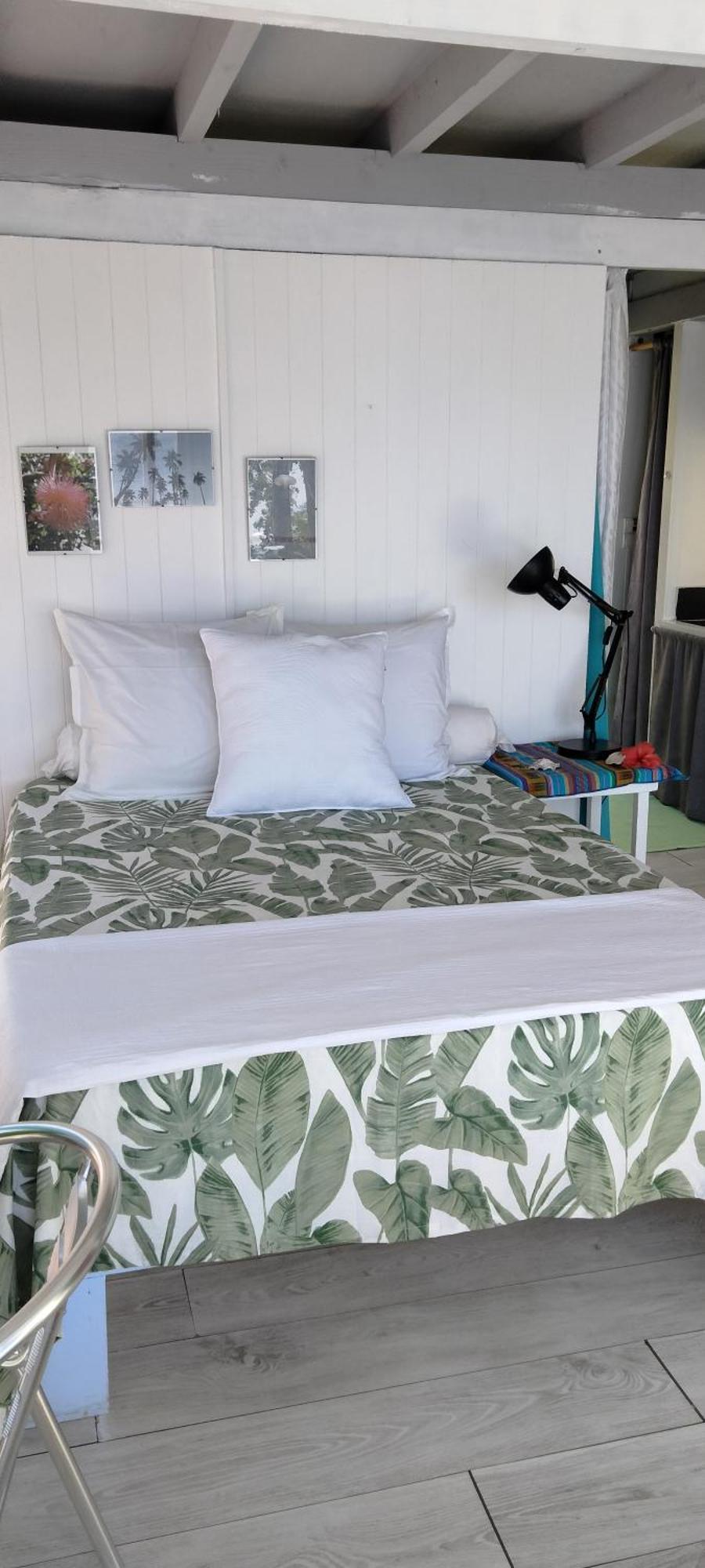 Bungalow Vue Lagon 180 Degre, La Maison Bleue 莫雷阿 外观 照片
