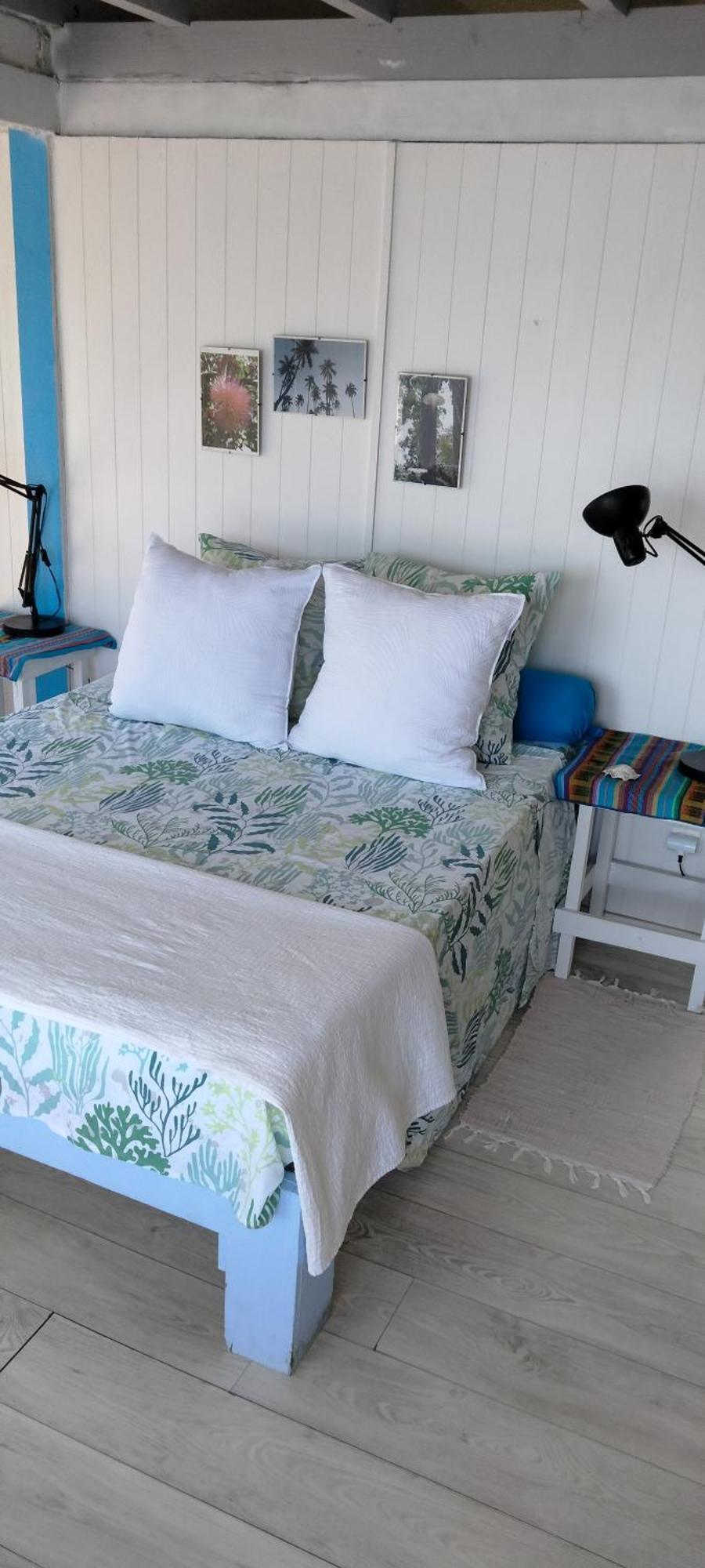 Bungalow Vue Lagon 180 Degre, La Maison Bleue 莫雷阿 外观 照片